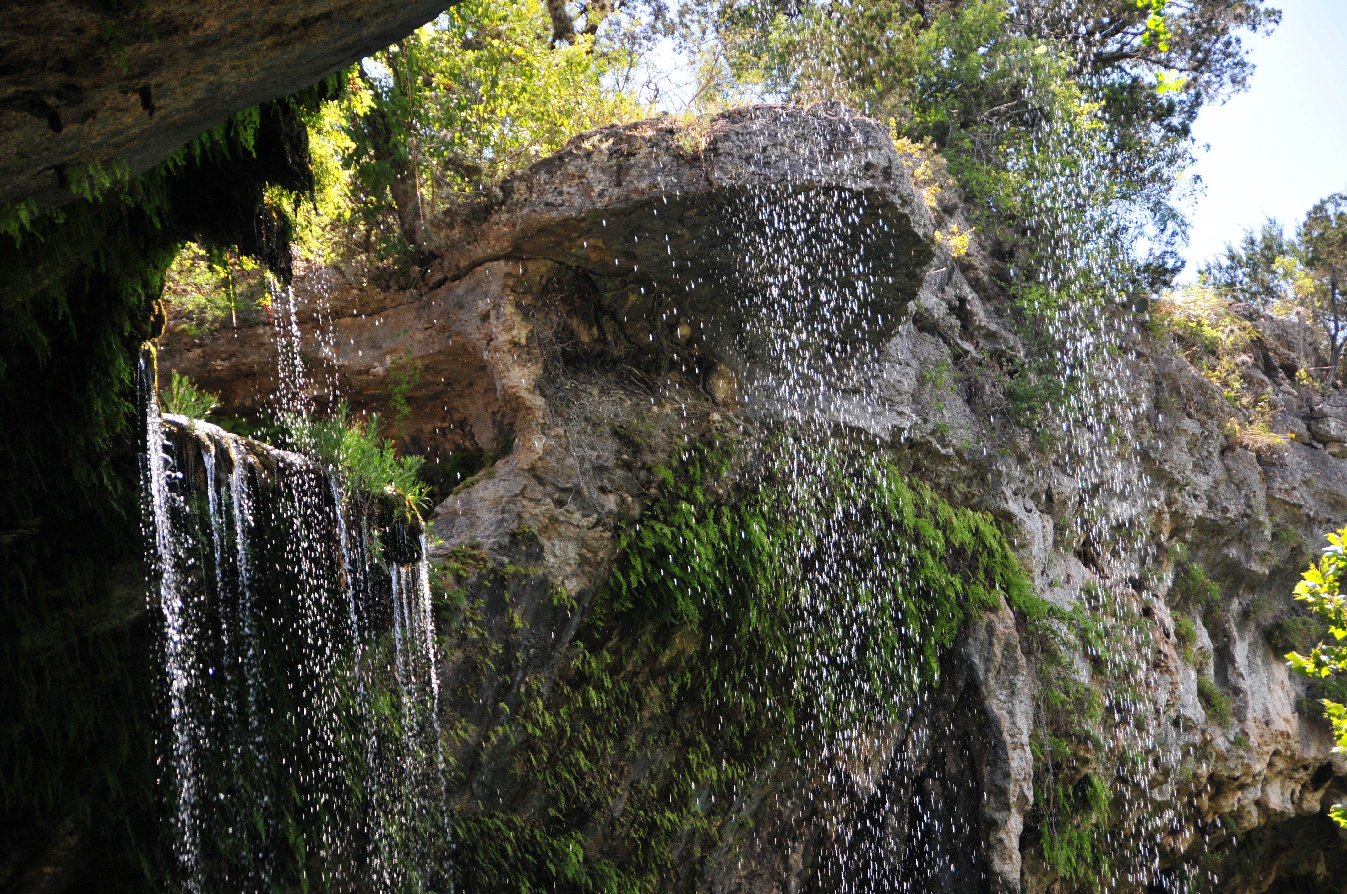 under the falls